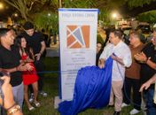 Prefeito Luciano entrega área de convívio social com redário em Arapiraca