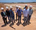 Governador Fábio Bitencourt visita obras do aeroporto de Maragogi