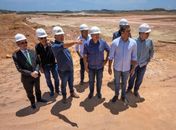 Governador Fábio Bitencourt visita obras do aeroporto de Maragogi