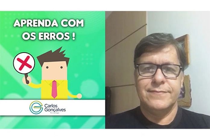 Psicólogo Carlos Gonçalves aborda o tema: aprenda com os erros 