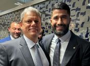 Deputado Federal Delegado Fabio Costa participa de reunião com o Governador de São Paulo, Tarcísio de Freitas