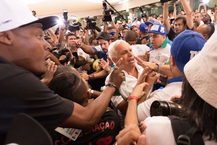 Confusão durante apuração