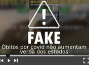 É falso que Estado fraude atestado e receba verba por óbito registrado como Covid-19