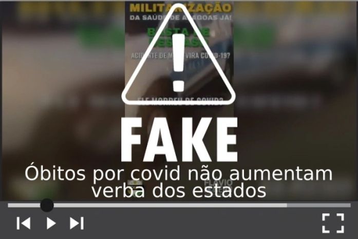 É falso que Estado fraude atestado e receba verba por óbito registrado como Covid-19