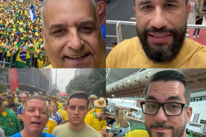 Políticos alagoanos participam de ato na Avenida Paulista em apoio a Bolsonaro