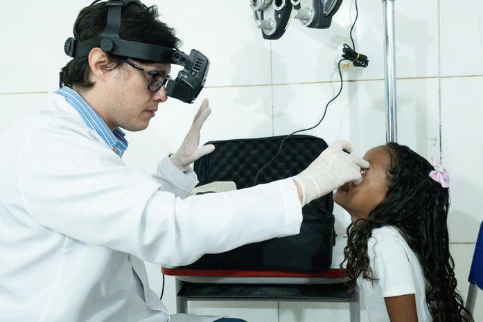 Maragogi realiza exames oftalmológicos em 350 crianças da rede municipal de ensino