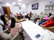 Prefeita Tia Júlia recebe secretária Kátia Born para discutir Plano de Segurança Alimentar em Palmeira dos Índios