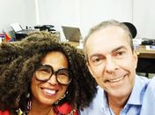 A reunião dessa ativista com o jornalista Joaldo Cavalcante, foi um agradável #tbt