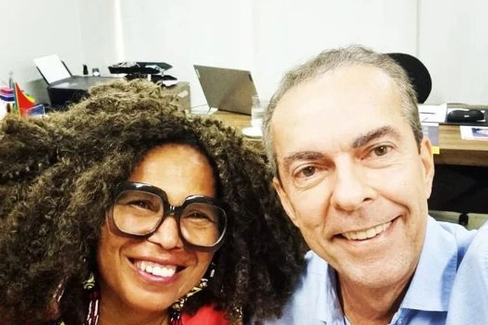 A reunião dessa ativista com o jornalista Joaldo Cavalcante, foi um agradável #tbt