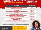Programa Minha Chance abre inscrição para 10 cursos profissionalizantes gratuitos em Penedo