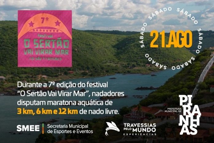 “O Sertão Vai Virar Mar”: 7º edição do festival acontece neste sábado (21) em Piranhas