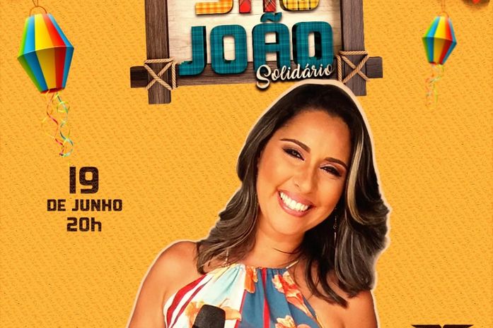 Cantora Márcia Fernanda realiza Live Solidária de São João na sexta-feira, 19