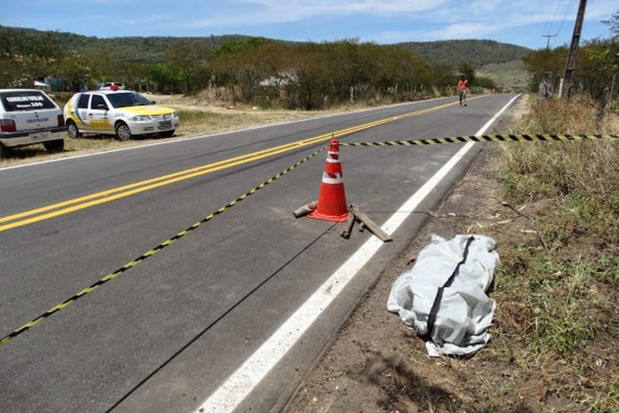 Acidente aconteceu na AL-487, em Traipu (Foto: Traipu Notícia)