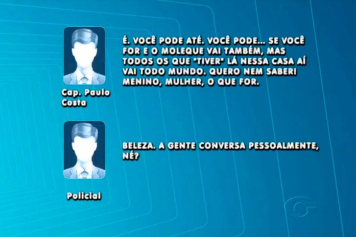 Gravação em que policiais presos na Operação Tombstone combinam assassinato
