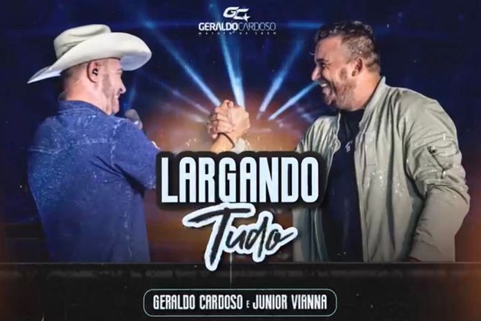 Geraldo Cardoso com o cearense Jr. Vianna