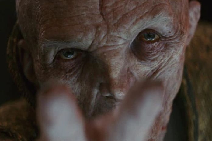 Líder Snoke promete ser um dos melhores personagens do filme