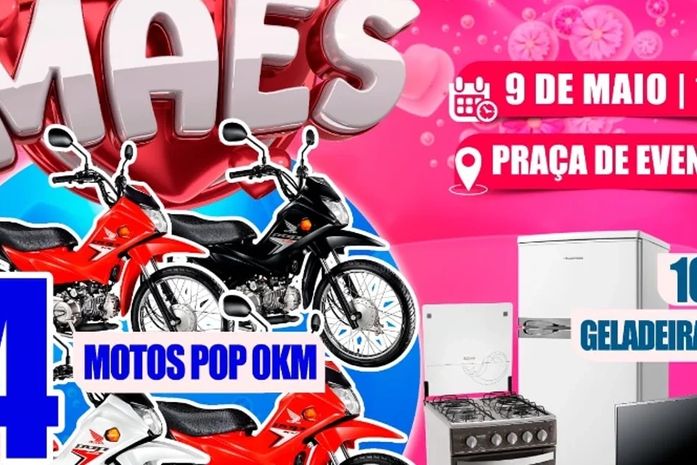Prefeitura de Major Izidoro promove grande celebração do Dia das Mães com sorteio de prêmios e programação especial