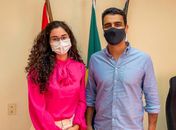 Em reunião, Teca Nelma apresenta demandas da causa feminina e animal ao prefeito JHC