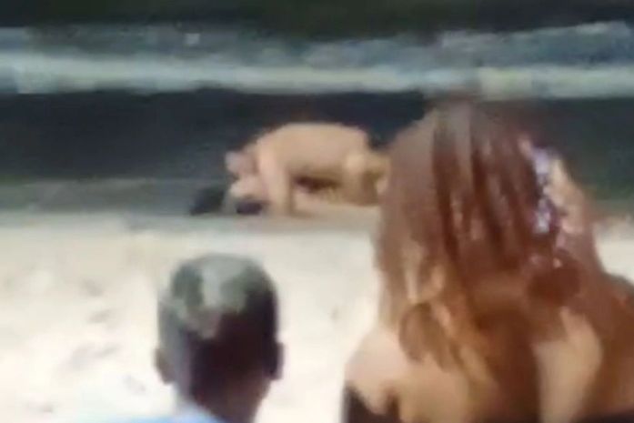 Casal é flagrado fazendo sexo na orla de Ponta Verde, em Maceió