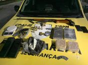 PM apreende duas armas de fogo e 5kg de drogas em São José da Laje