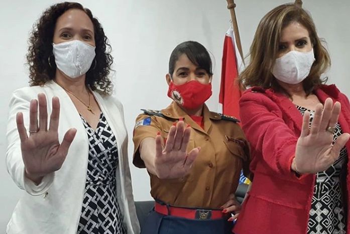 Elaine Pimentel, Camila Paiva e Karla Padilha