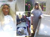 Mulher aluga caixão para ensaiar o próprio funeral e exige que amigos chorem na cerimônia