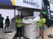 Parceria entre Prefeitura de Maceió e evento esportivo coleta mais de 900 quilos de recicláveis
