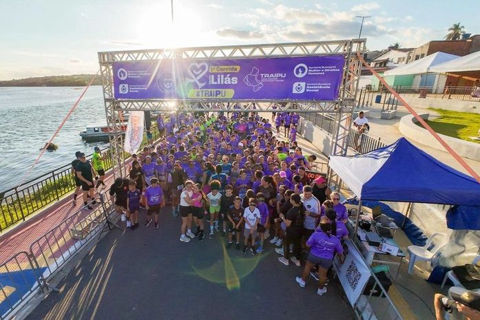 Traipu abre inscrições para a 2ª Corrida Agosto Lilás, que une esporte, conscientização e solidariedade
