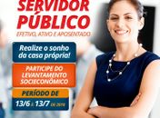 Sonho da casa própria: Prefeitura inicia levantamento socioeconômico de servidores efetivos do município