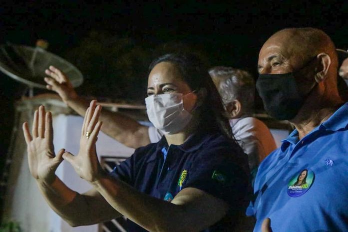 Fabiana fez maratona em bairros de Arapiraca durante o feriadão
