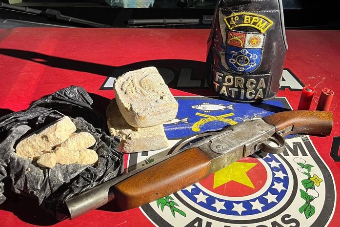 PM apreende 139 armas de fogo e cerca de 133kg de drogas durante o mês de maio