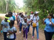Grupo de crianças do Cras de São Miguel participa de trilha ecológica