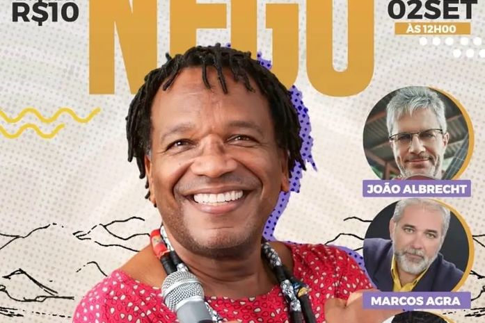 Igbonan Rocha lança projeto “Samba do Nêgo”, neste sábado à tarde no Orákulo Chopparia