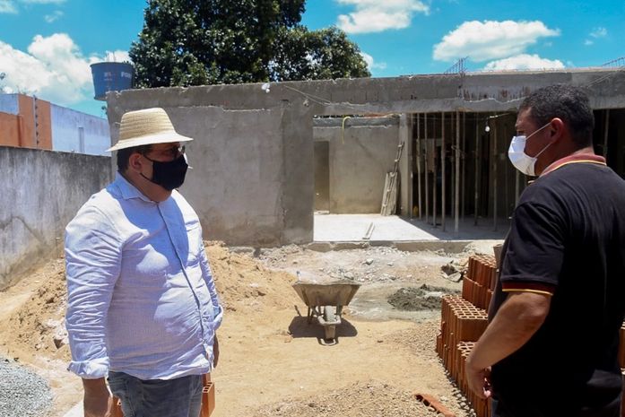 Obra de reforma e ampliação da UBS Jorge Nunes em Rio Largo segue a todo vapor