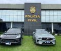 Carros de luxo apreendidos na Operação Game Over