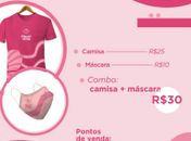Camisetas da campanha Maceió Rosa já estão à venda