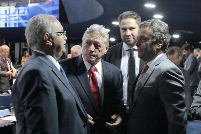 Téo Vilela e Teófilo discutem com Aécio Neves momento político de Alagoas e Arapiraca