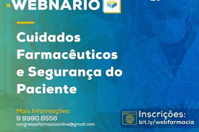 Cuidados Farmacêuticos e Segurança do Paciente é tema de Webnário no curso de Farmácia do Cesmac