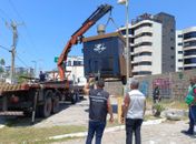 Operação recolhe trailers e barraca sem autorização na Jatiúca, Gruta e Flexal