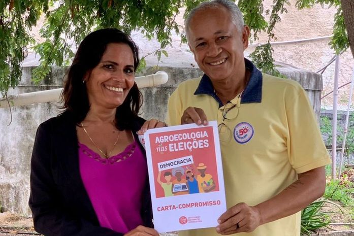Cícero e Eliane assinam carta em defesa da agroecologia e do meio ambiente