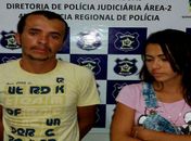 Leandro Carlos, 26 anos, e Taís Monnik, 22, foram presos durante operação