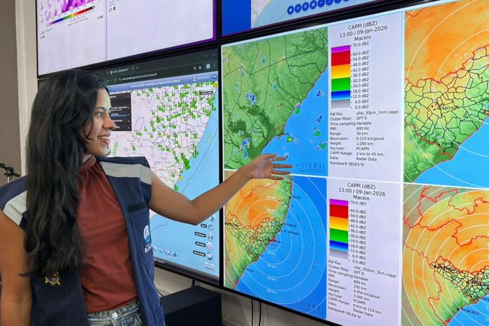 Fim de semana terá calor, umidade elevada e possibilidade de chuvas isoladas em Alagoas