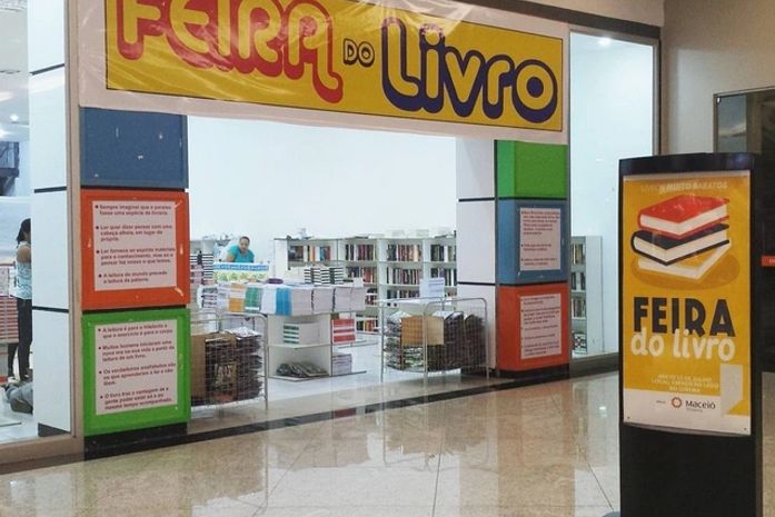 Feira de Livros no Maceió Shopping oferece 30 mil títulos