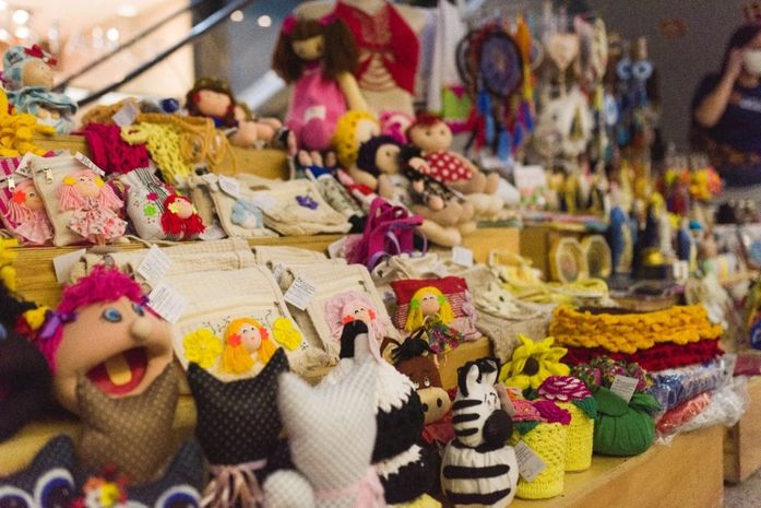 Atualmente a exposição dos artesãos estão sendo realizadas no Maceió Shopping, no piso térreo