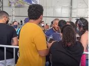 Vacinação: vídeo mostra discussão entre homem que estava na fila e guarda municipal