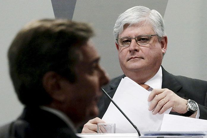 Senador Fernando Collor e o procurador Rodrigo Janot duelaram em sabatina