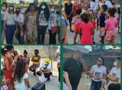 Foto registra momento vivenciado na última quarta-feira na comunidade quilombola 