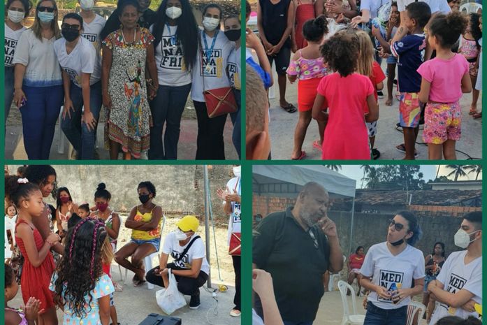 Foto registra momento vivenciado na última quarta-feira na comunidade quilombola