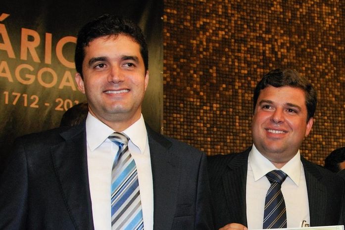 Prefeito Rui Palmeira e o vice Marcelo Palmeira