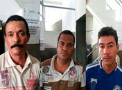 Maurício, Ivanilson e Valdemir foram presos na operação em São José da Laje